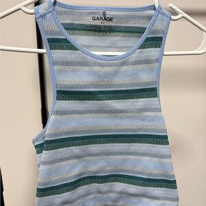 Garage Multicolor Striped Tank Top